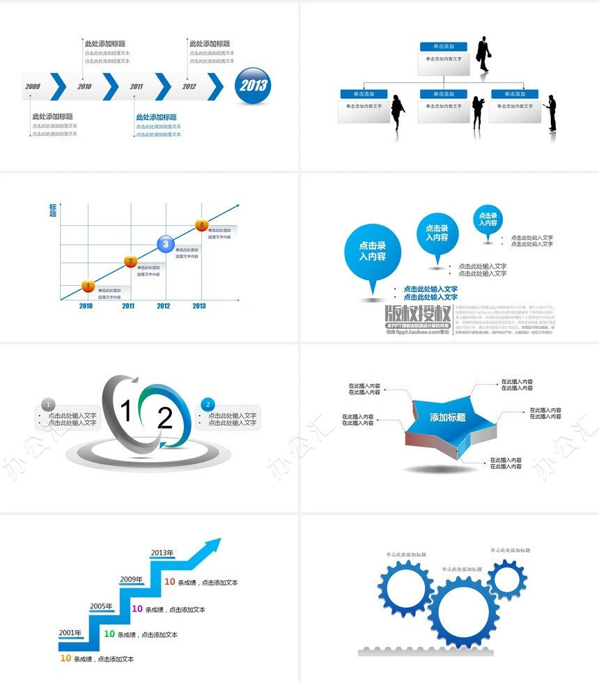 白底蓝色毕业论文答辩PPT模板适用汇报演讲毕业答辩工作报告