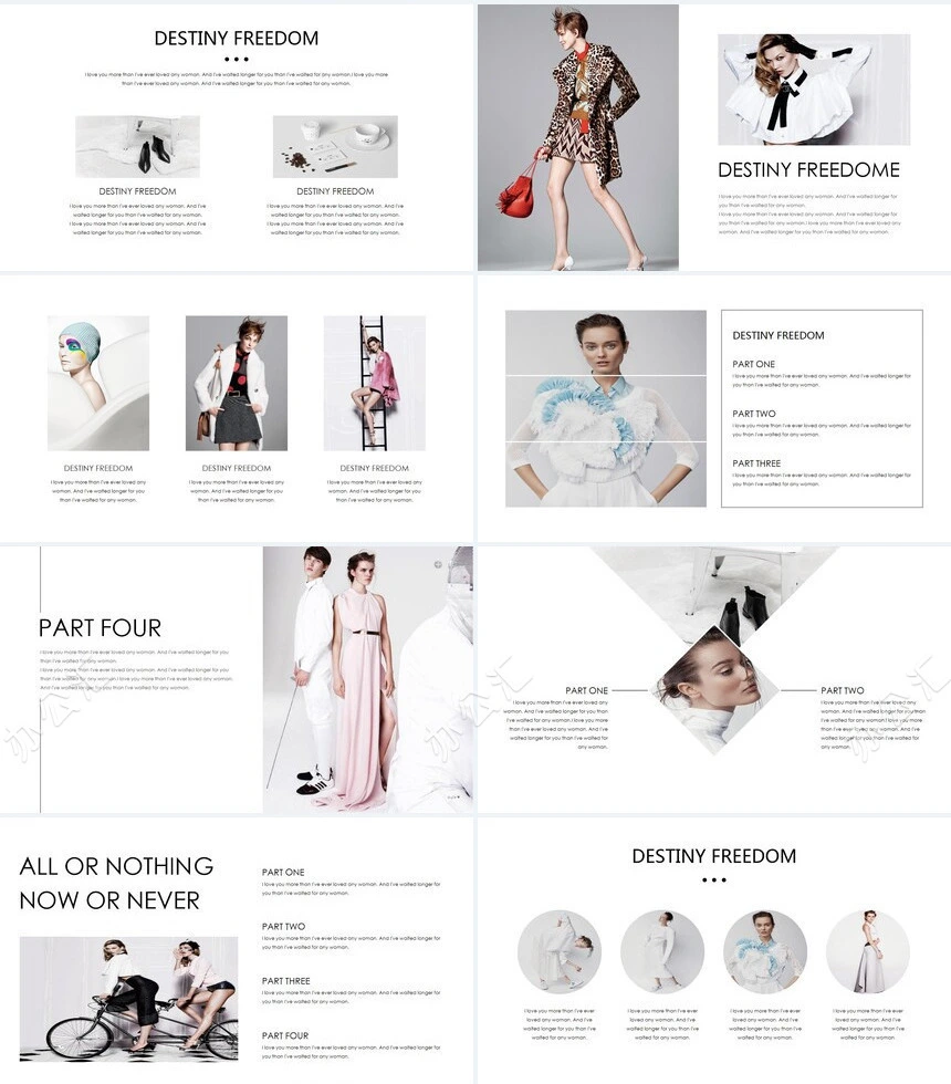 极简风舞蹈健身瑜伽健身PPT模板