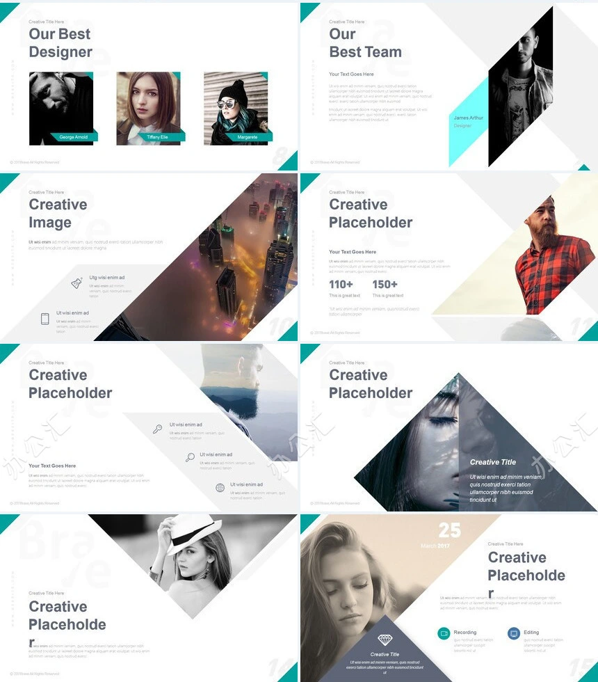 2023高端欧美广告策划摄影设计品牌宣传PPT模板