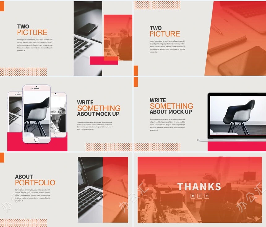 2024简约杂志风通用PPT模板