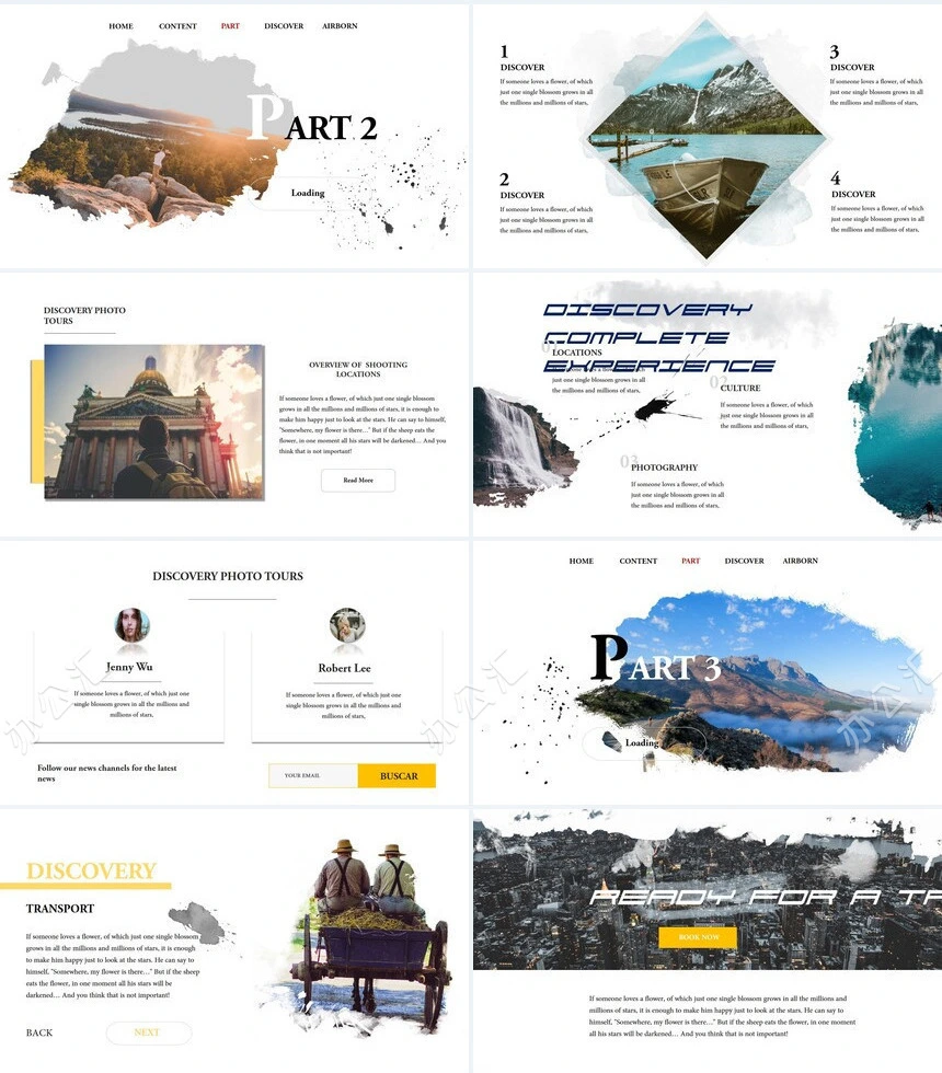 商务时尚运动品牌风景轻奢品牌宣传公司简介PPT模板