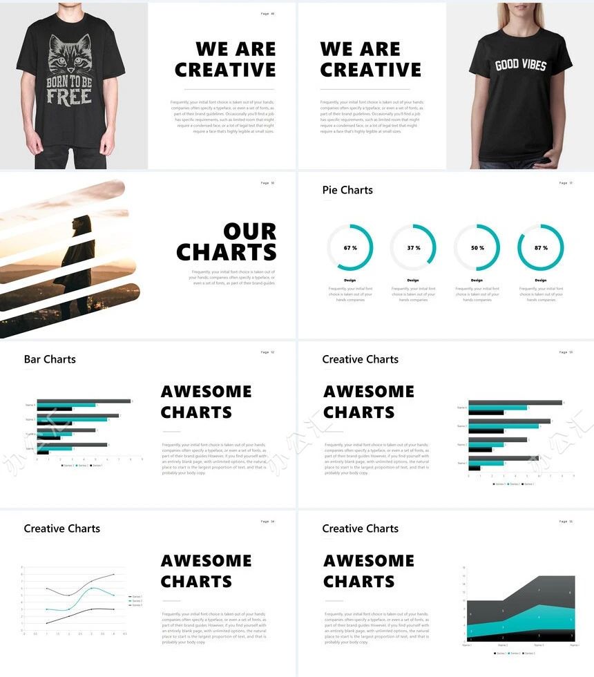 商务欧美公司简介商业计划书品牌宣传PPT模板
