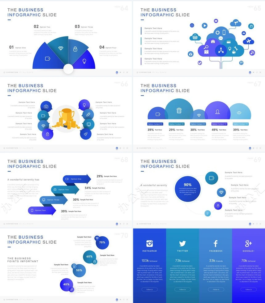 商务简约欧美风商业计划书通用