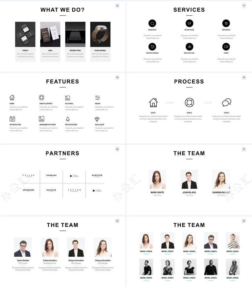 商务风品牌宣传PPT模板公司介绍通用PPT模版