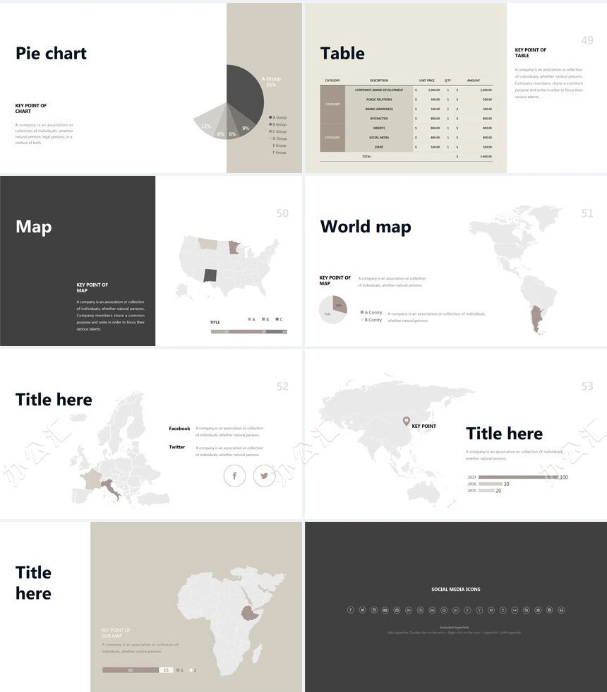 广告策划室内装修轻奢品牌商业计划书PPT模板