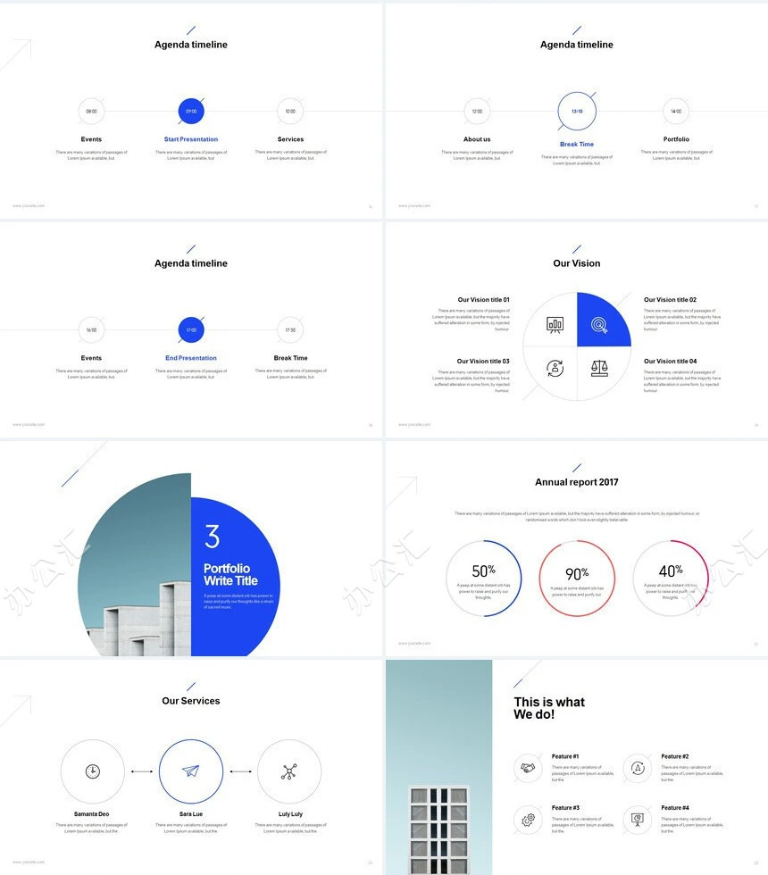 广告策划设计摄影通用PPT模板