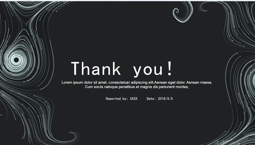 扁平化图标设计商务风通用PPT模板