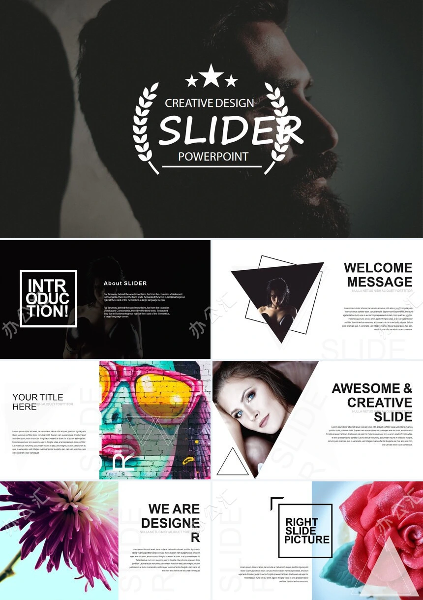 摄影设计品牌宣传PPT模板