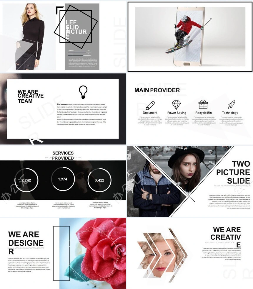 摄影设计品牌宣传PPT模板