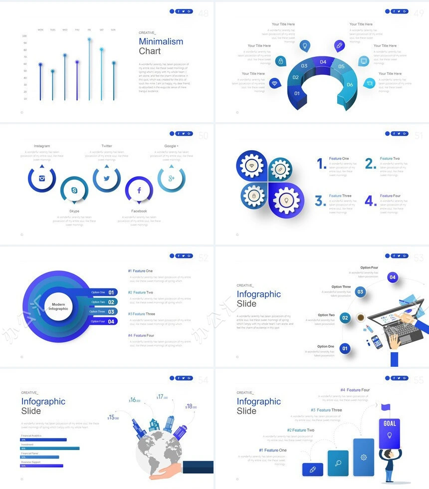 时尚商务欧美风商业计划书公司介绍通用PPT模板