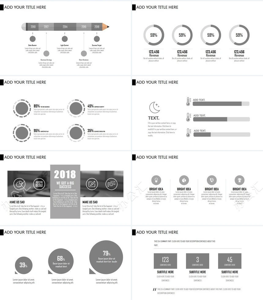 时尚欧美轻奢品牌商业计划书项目简介PPT模板