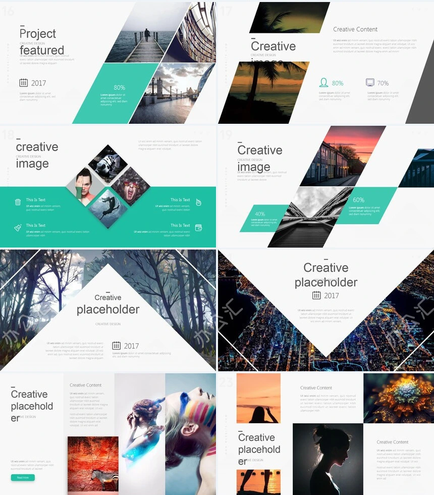 时尚简约广告策划摄影设计品牌宣传PPT模板