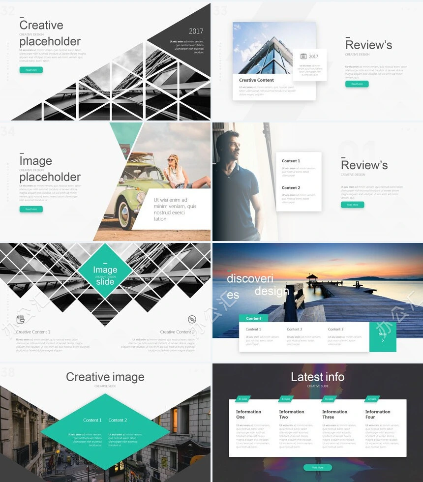 时尚简约广告策划摄影设计品牌宣传PPT模板