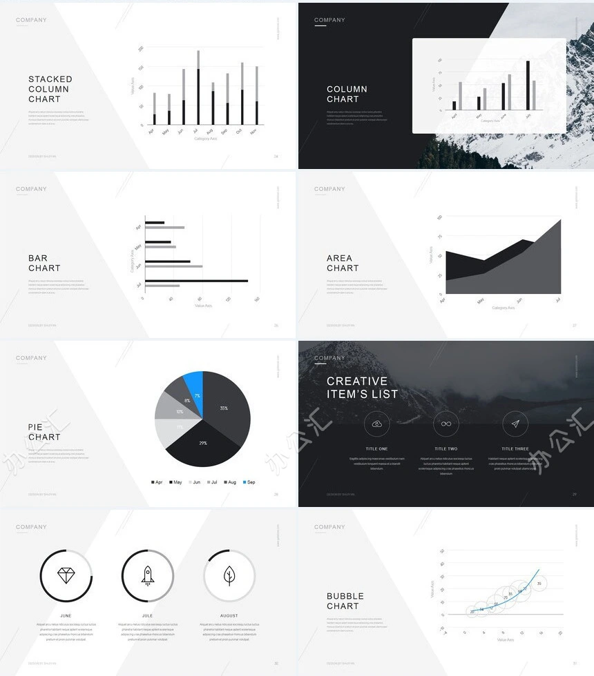 时尚高级品牌宣传通用PPT模板