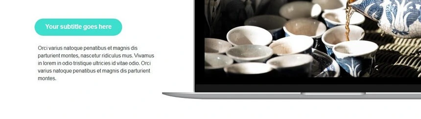 欧美文艺小清新茶文化高端品牌宣传通用PPT模板