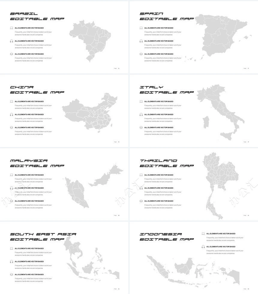 欧美时尚图型表格数据广告策划摄影设计品牌宣传PPT模板