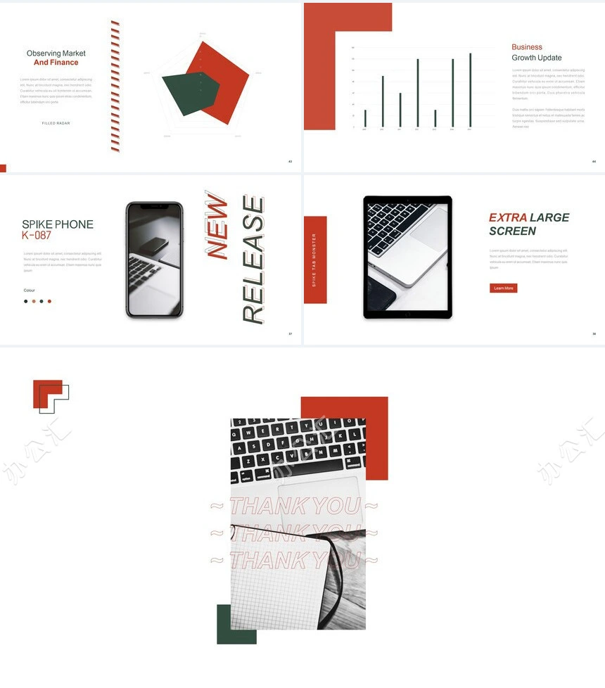 欧美杂志风商业通用PPT模板