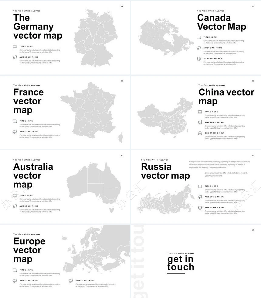 欧美通用PPT模板