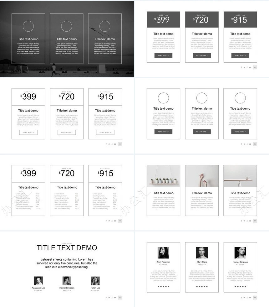 灰色杂志风建筑装修设计广告策划商业计划书通用PPT模板
