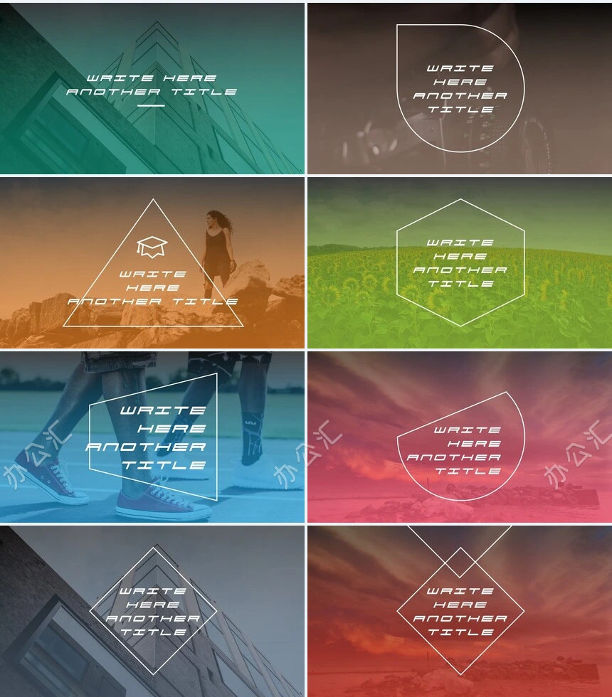 简约杂志风通用PPT模板