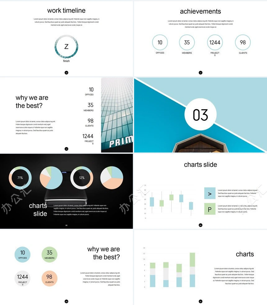 绿暖色系列科技电子产品发布项目计划书PPT模板