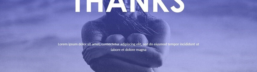 蓝色欧美杂志风表格数据通用PPT模板