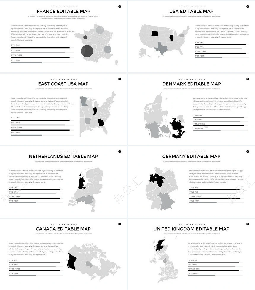 黑灰简约数据表格商业计划书企业宣传通用PPT模板