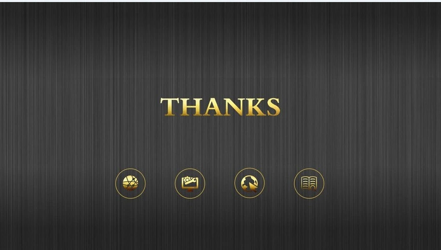 黑色木纹背景金色字体欧美风格PPT模板