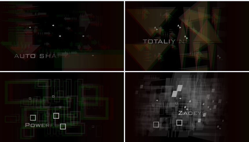 炫酷黑色风快闪PPT模板