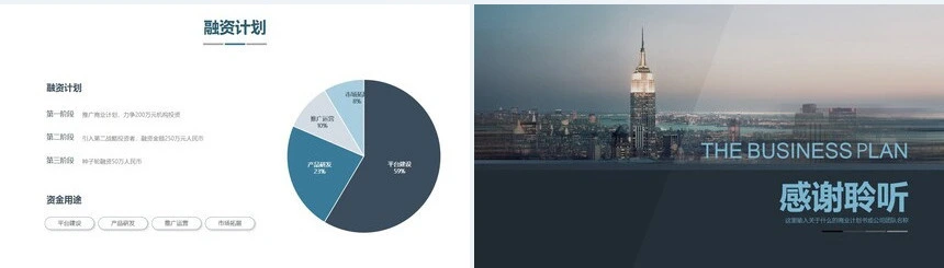 高端大气商业计划书公司介绍项目策划PPT模板