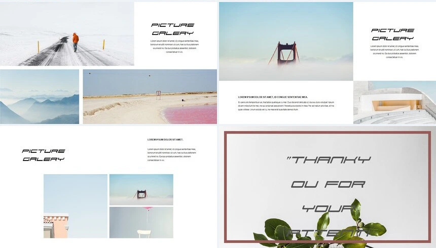 欧美杂志风品牌宣传产品发布会PPT模板