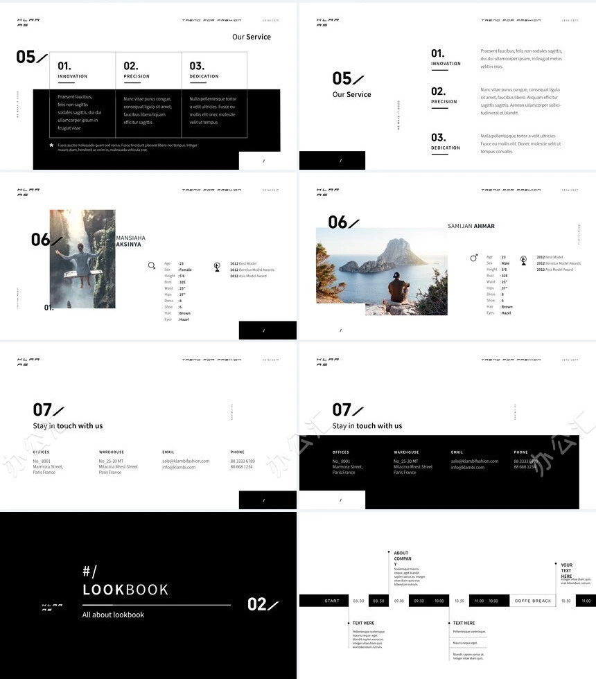 简约黑色杂志风项目简介工作总结PPT动态模板