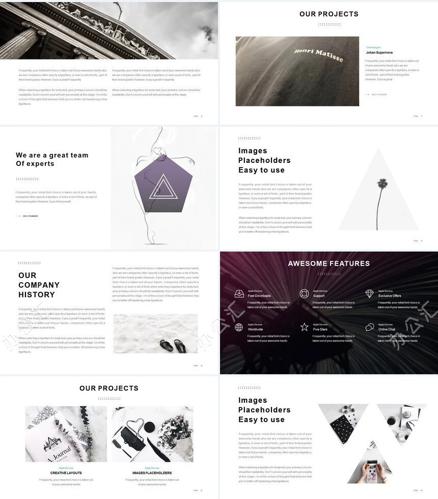 2023北欧INS风格商业计划书产品发布PPT模板