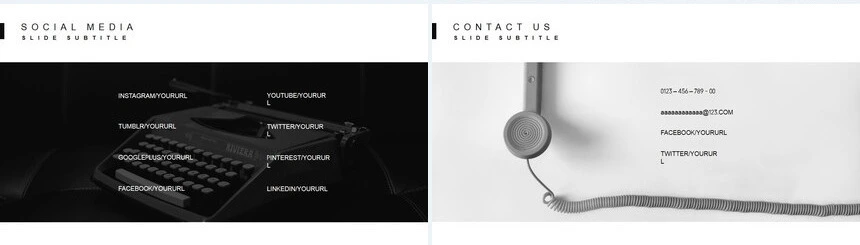 2023北欧数据表格图标清新简约商务PPT模板