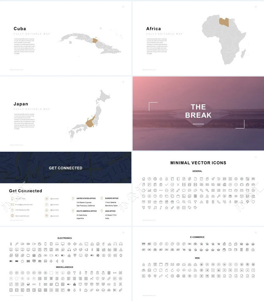 2023轻奢品牌宣传运动健身服装设计通用PPT模板