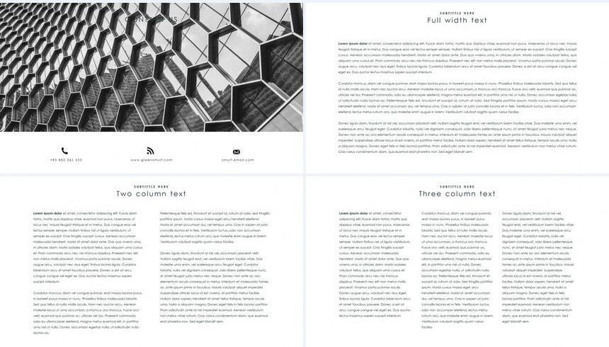 北欧INS风景家具装修设计通用PPT模板