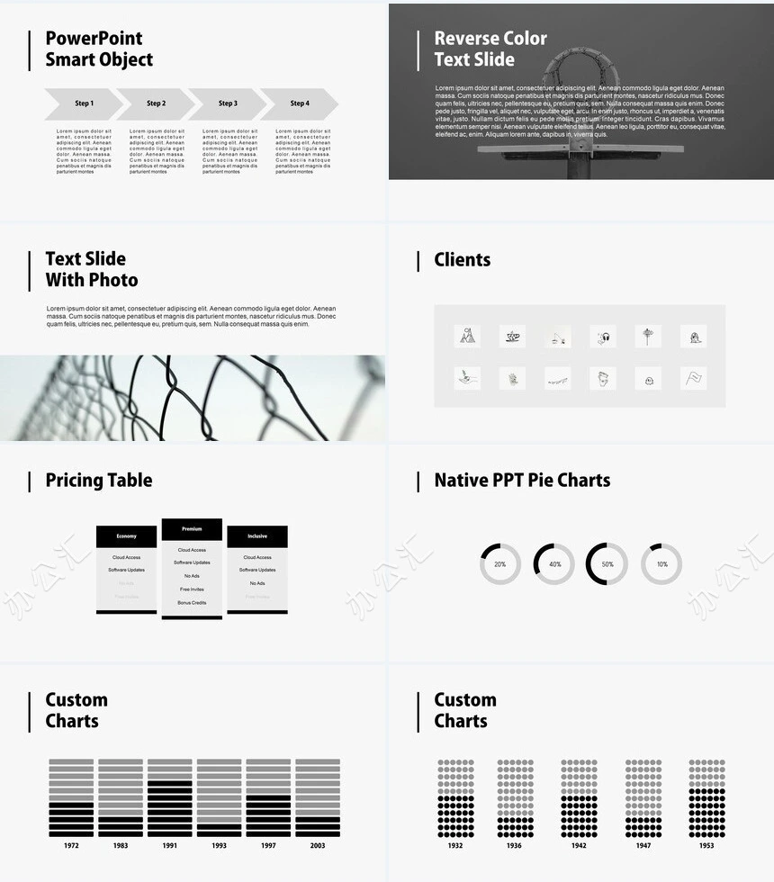 北欧杂志风轻奢家居设计策划PPT模板