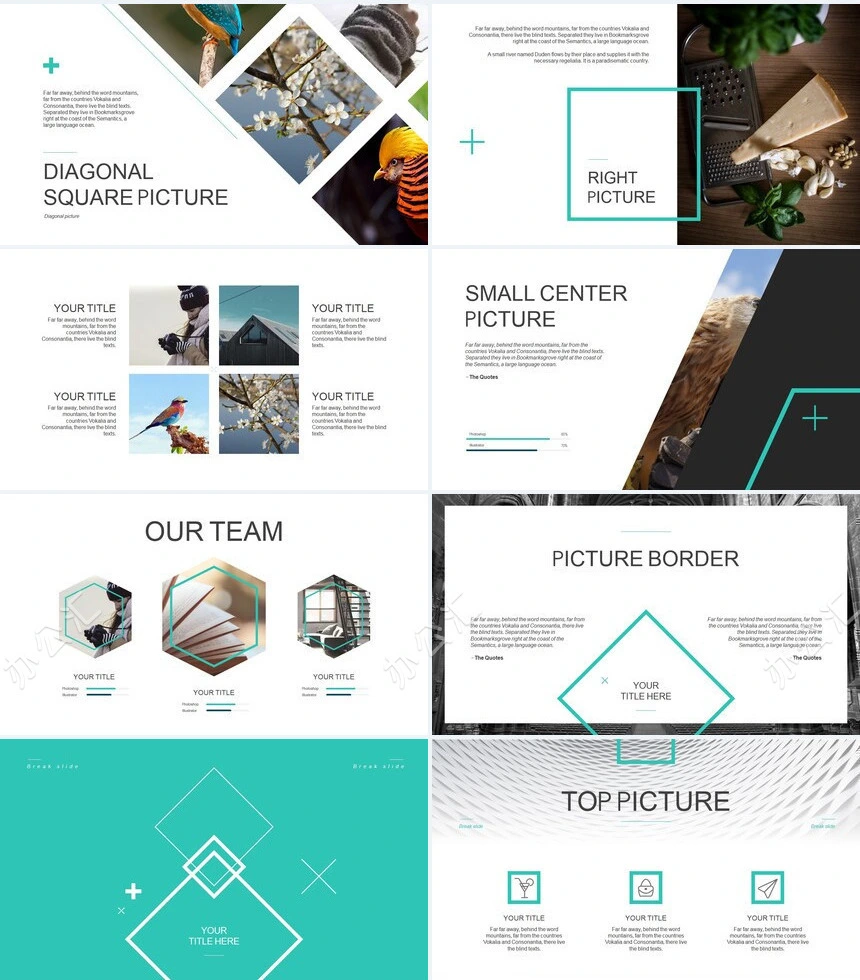 北欧简约酷黑广告策划商业计划书PPT模板