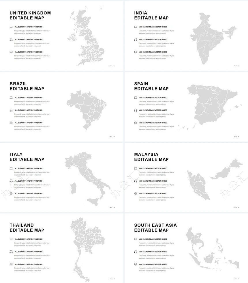 北欧高端品牌宣传项目策划PPT模板