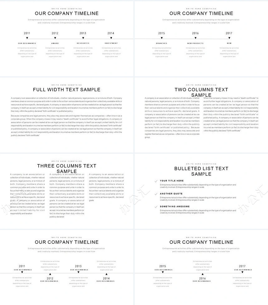 北欧高端品牌房产建筑装修设计PPT模板