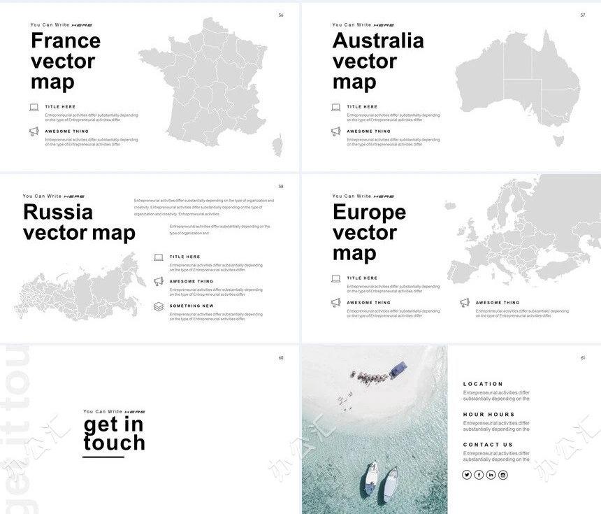 家居设计北欧简约家具装修设计通用PPT模板