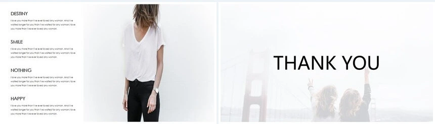 极简北欧服装设计广告策划通用PPT模板