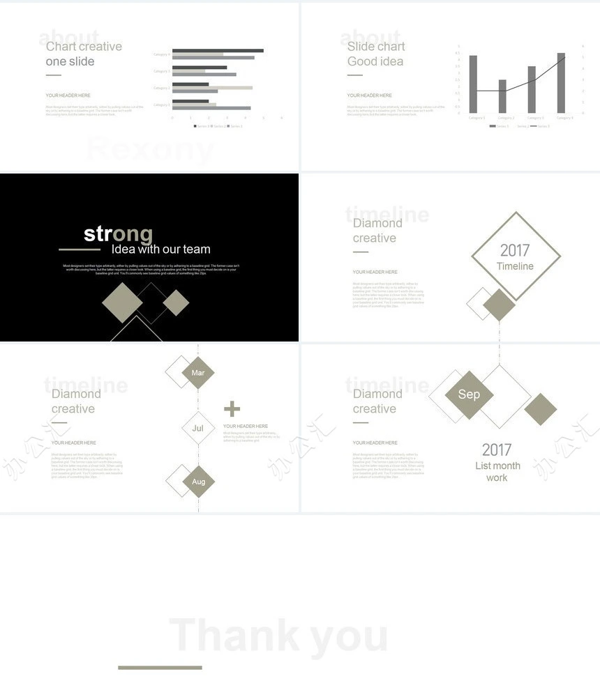 淡雅北欧婚纱摄影广告策划PPT模板