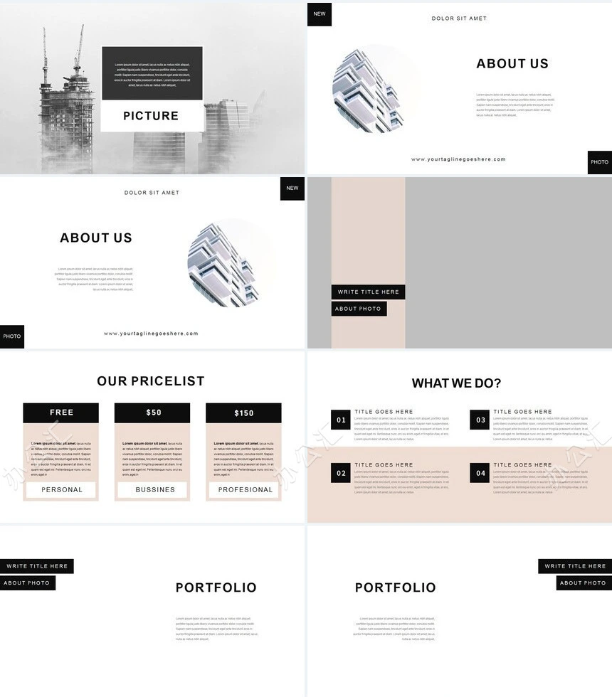 炫酷北欧风高端品牌宣传项目策划PPT模板