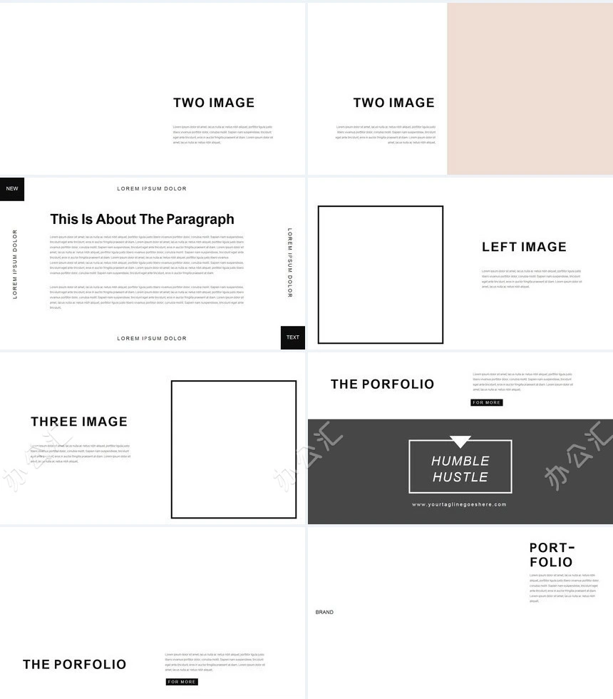 炫酷北欧风高端品牌宣传项目策划PPT模板