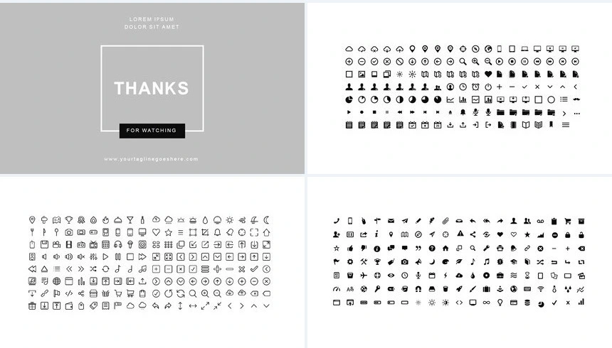 炫酷北欧风高端品牌宣传项目策划PPT模板
