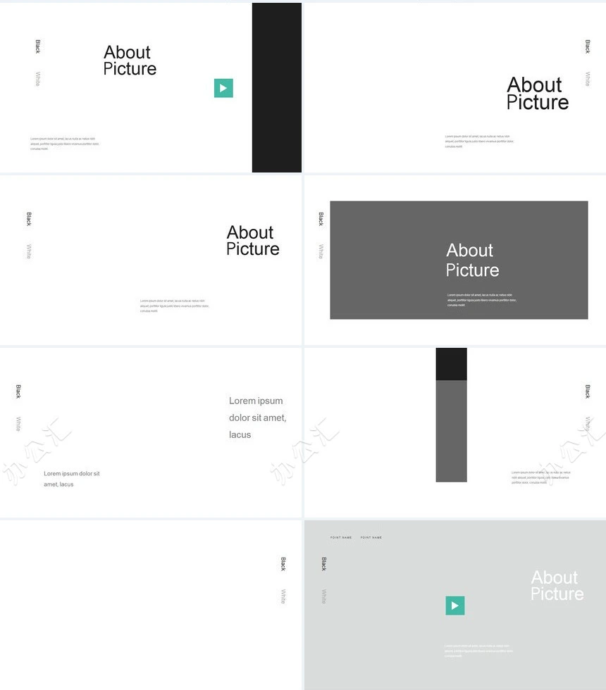 简约北欧建筑设计通用PPT模板