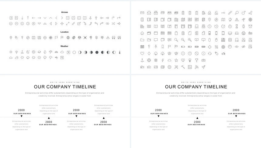 简约北欧通用PPT模板