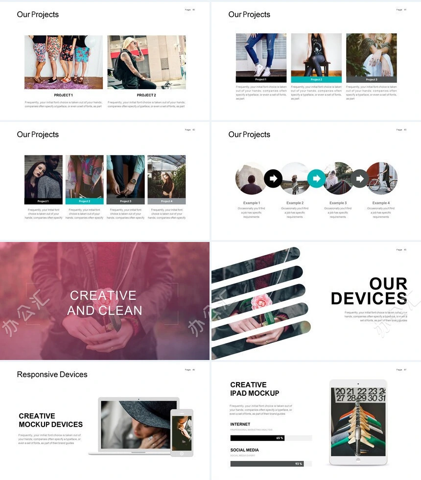 简约北欧高端品牌宣传项目策划PPT模板