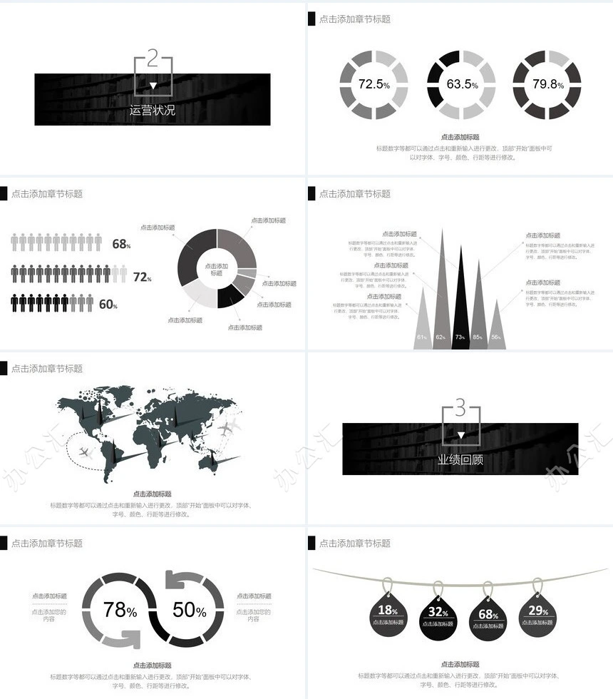 高楼大厦背景商务科技公司简介通用PPT模板